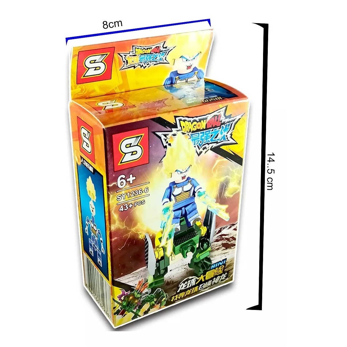 Minifigura Krilin Niño Monje armable - 39 Piezas