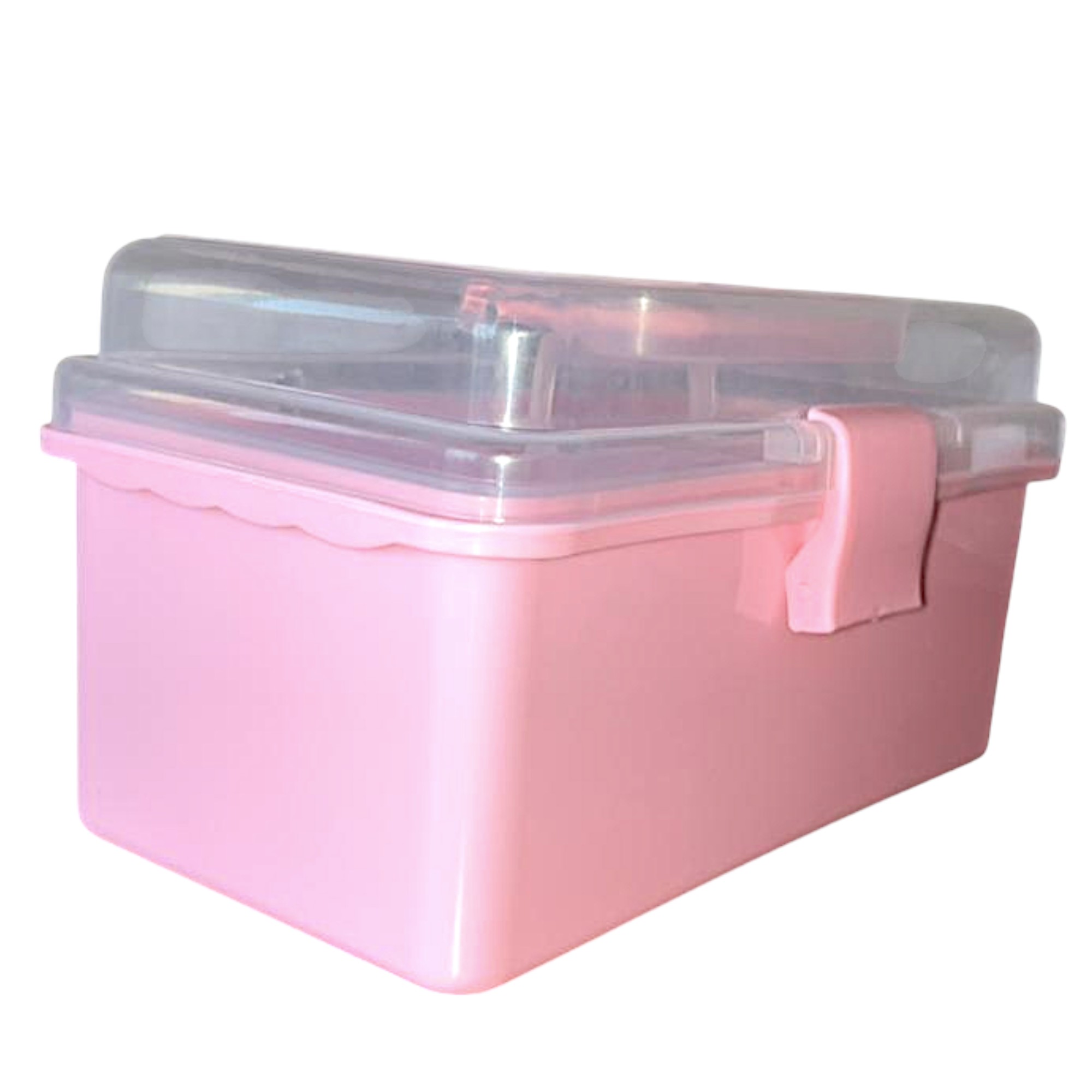 Caja de medicamentos Caja para el hogar Caja médica de primeros auxilios - Rosa imagen 2