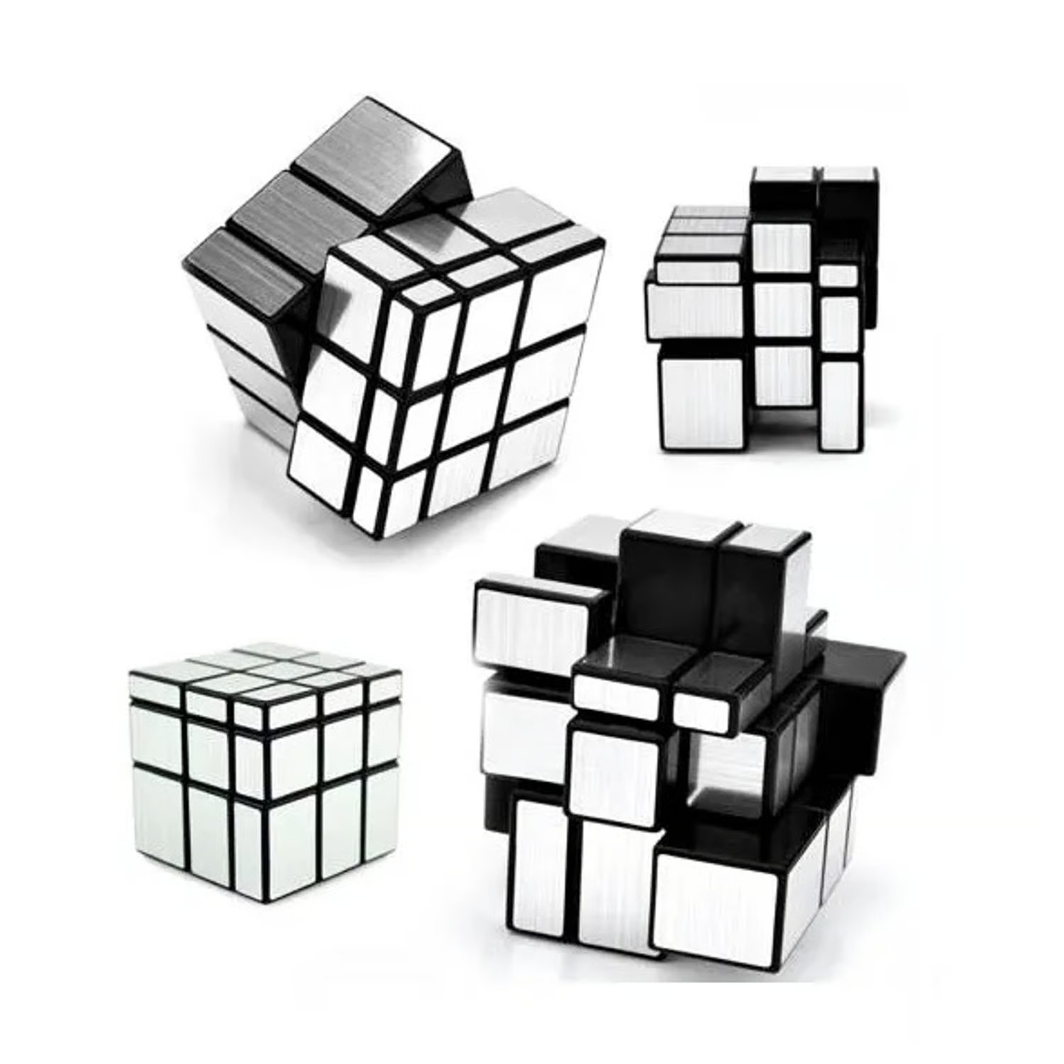 Cubo de Rubik Mirror - Silver Mei Long