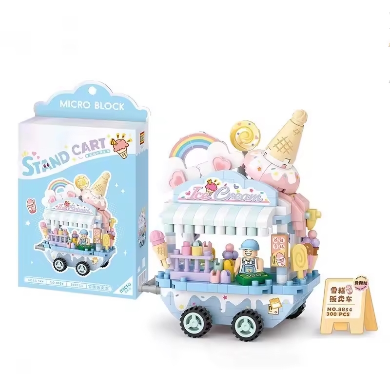 Bloque de Construccion - Carrito de helados - 300 Piezas imagen 1